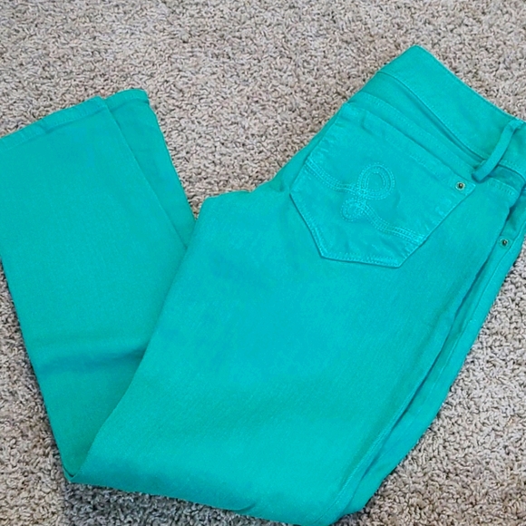 Lilly Pulitzer Pants - Lilly Pulitzer Skinny Jeans green sz 2